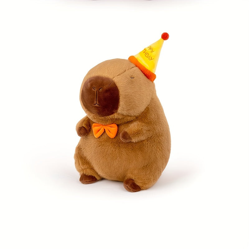 13.3-inch birthday capybara doll stuffed toy bed doll sleeping pillow birthday gift & holiday gift