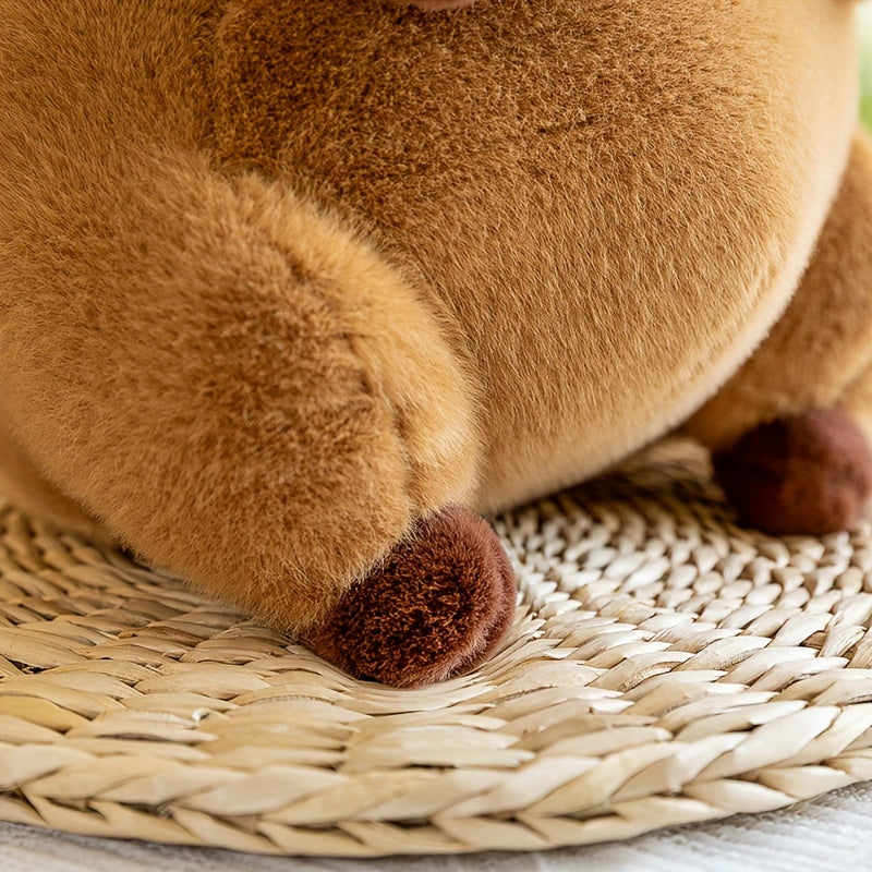 13.7-inch soft cute head duck stuffed capybara doll stuffed toy bed doll sleeping pillow birthday gift & holiday gift