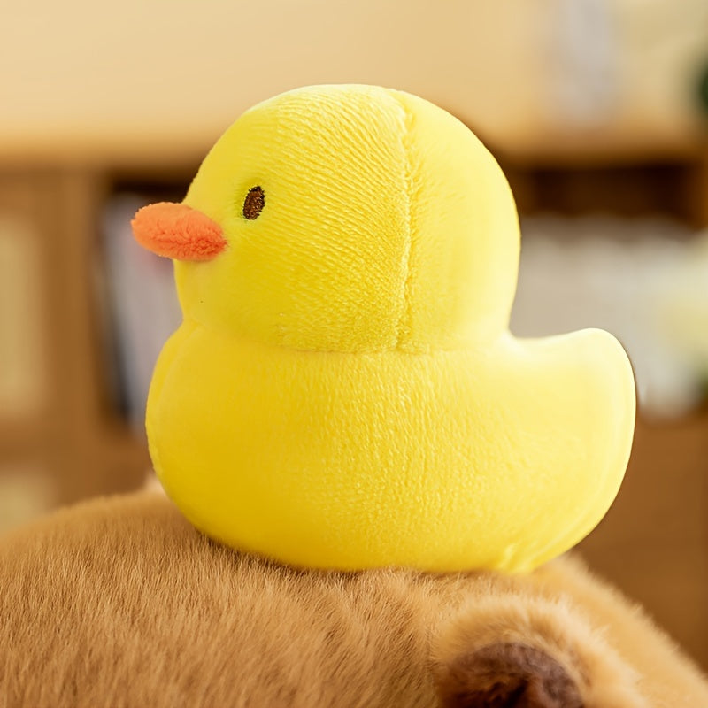 13.7-inch soft cute head duck stuffed capybara doll stuffed toy bed doll sleeping pillow birthday gift & holiday gift