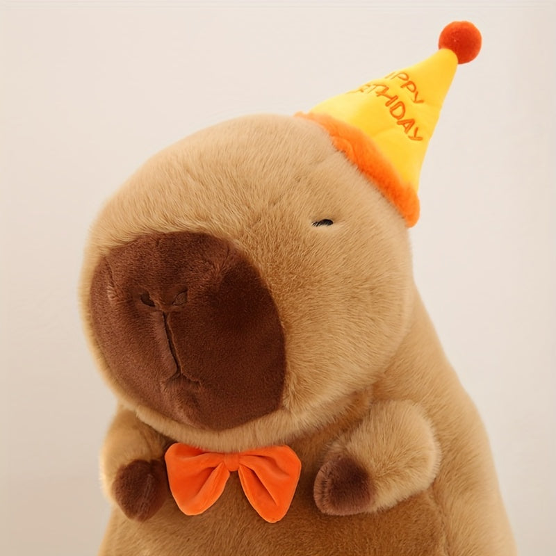 13.3-inch birthday capybara doll stuffed toy bed doll sleeping pillow birthday gift & holiday gift