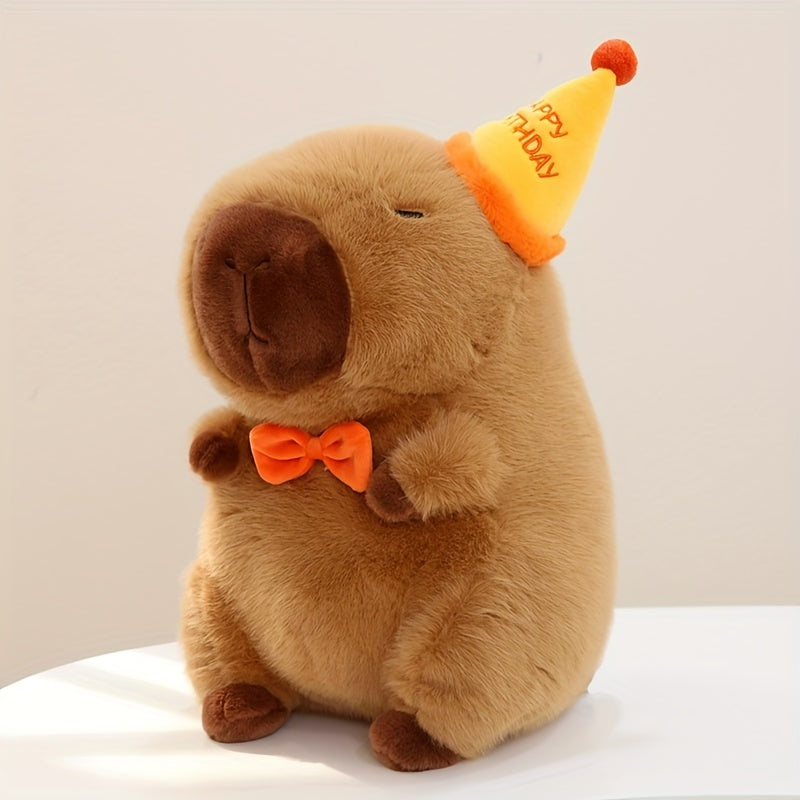 13.3-inch birthday capybara doll stuffed toy bed doll sleeping pillow birthday gift & holiday gift