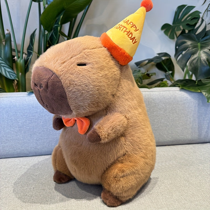 13.3-inch birthday capybara doll stuffed toy bed doll sleeping pillow birthday gift & holiday gift