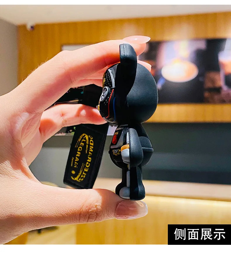 Capybara Rodent Capybara Pvc Pendant PVC Simulation Capybara Capybara Pvc Keychain Cute With Turtle Capibara Anime Keyring